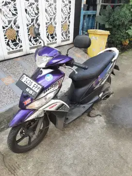 Yamaha Mio J 2013 Ungu,Ss lengkap mesin bagus plat Bekasi kabupaten
