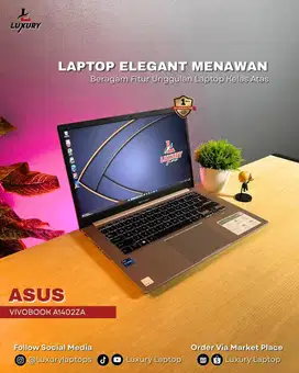 LAPTOP ASUS VIVOBOOK A1402ZA SLIM CORE I7 GEN 12 WARNA LANGKA TERAWAT