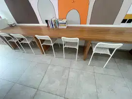 Meja kerja panjang 4m