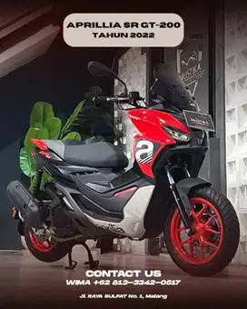 APRILLIA SR-GT 200 tahun 2022 - WIMA MUSTIKA SULFAT