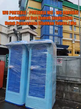 WC Portable, Toilet Modern, Toilet Portable Closet Jongkok/ Duduk Terj