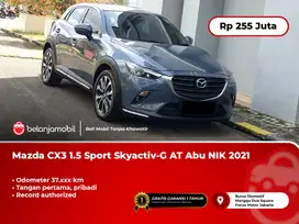[ TANGAN PERTAMA ] Mazda CX3 CX-3 1.5 Sport Skyactiv-G Abu 2021/2022