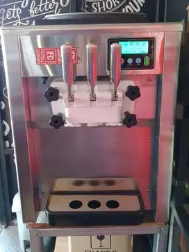Mesin Soft Ice cream Wirastar 3 Tuas Jararang digunakan