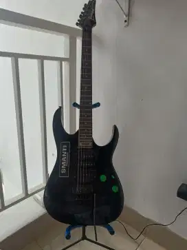 Gitar electrik merk Ibanez buatan Jepang
