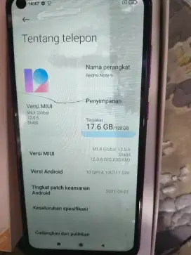 Redmi note 9 6/128gb second