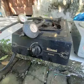 Kompor Rimain1 tungku siap pakai lengkap dgn regulator,