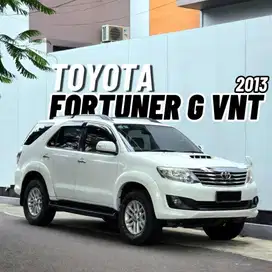 Toyota Fortuner VNT 2013 Putih Kondisi Sangat PRIMA SIAP PAKAI
