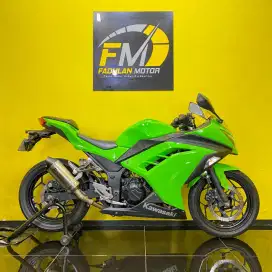 Kawasaki Ninja 250 2015 hijau kilometer rendah