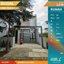 Dijual Rumah Full Furnish Murah di Denmoza Hill Araya Malang