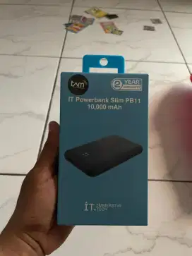 Dijual Power Bank IT 10.000 MAH Kondisi Baru Garansi TAM 1 TAHUB