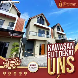 Rumah Idaman 2 Lantai di Lingkungan UNS Solo