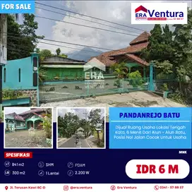 Ruang Usaha Lokasi Tengah Kota, 6 Menit Dari Alun - Alun Batu