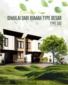 Rumah CLUSTER 4KT belakang kantor BPKRI Banyumanik Semarang Atas