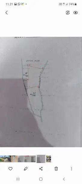 Di jual segera tanah kosong di dekat jl kebo iwa utara harga 300/ are