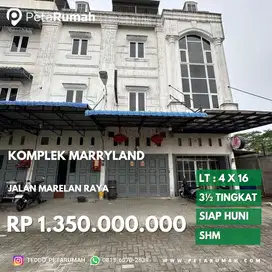 Townhouse Komplek marryland siap huni jalan marelan raya