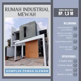 Rumah Industrial Mewah Dekat SCH
