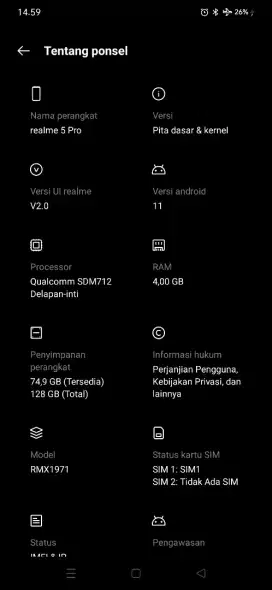 Realmee 5 pro 4/128