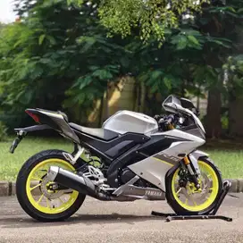 JARANG PAKAI! YAMAHA YZF R15 V3 SILVER 2021 KM 6K PAJAK PANJANG GASPOL