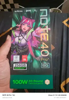 Infinix note 40 pro+ 5G 100watt