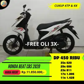 KREDIT DP CUMA 450RIBU HONDA BEAT CBS 2020 ANGSURAN SANGAT RENDAH