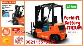 Harga Forklift Lithium 5 meter murah terjangkau