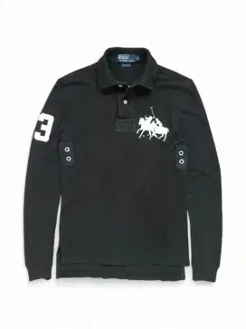 Polo Ralph Lauren Embroidery LS Women Shirt (Vintage Rugby/Kaos Kerah)