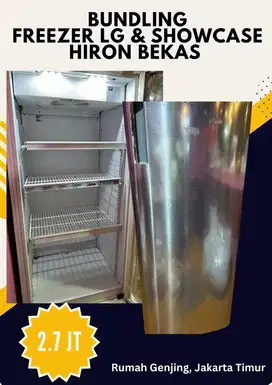 kulkas freezer dan showcase