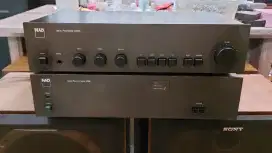 Sepaket NAD 2150 Power Amplifier + NAD 2010 pre amplifier