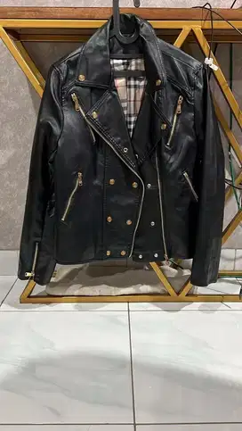 jaket kulit kulit asli woman cewek