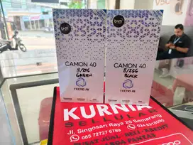 TECNO CAMON 40 4G 8/256 NEW ORI RESMI