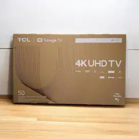 TV 50 Inci 4K UHD dari TCL - masih baru blm buka kotak