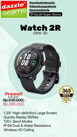 Smartwatch Oraimo OSW-39