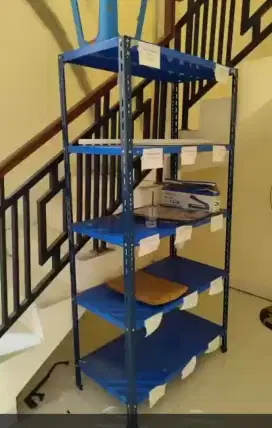 Jual rak besi siku ukuran 30*100*150 isi 3 ambalan