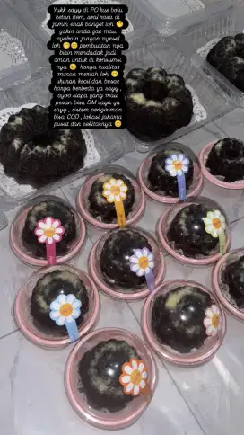 Kue bolu ketan item