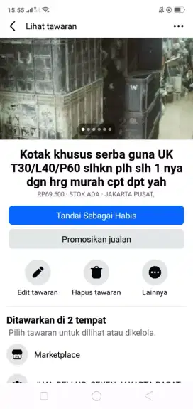 Cocok utk usaha tahu slhkn plh slh 1 wadah khusus nya kond bgs murah2