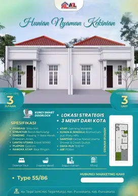 Rumah cluster, lokasi tengah kota