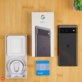 Google Pixel 6 8/128GB Black fullset original, IMEI Resmi bea cukai