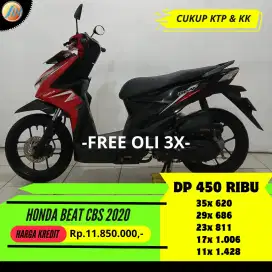 KREDIT DP CUMA 450RB HONDA BEAT CBS 2020 ANGSURAN SANGAT TERJANGKAU