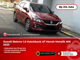 [ LOW  KM ] Suzuki Baleno 1.5 Hatchback HB AT Merah Metalik 2023
