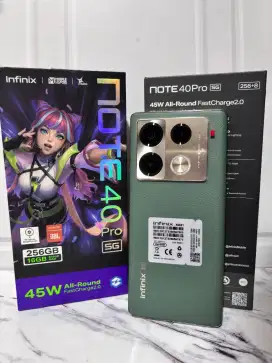 Infinix note 40 pro 5G second fullset original resmi