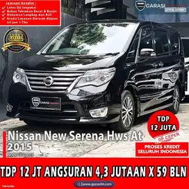 Nissan New Serena HWS AT tahun 2015. cash kredit TDP 12 jt