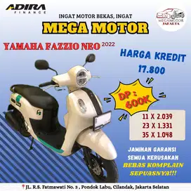 YAMAHA FAZZIO NEO TAHUN 2022 CASH/KREDIT BEBAS GARANSI & KOMPLAIN