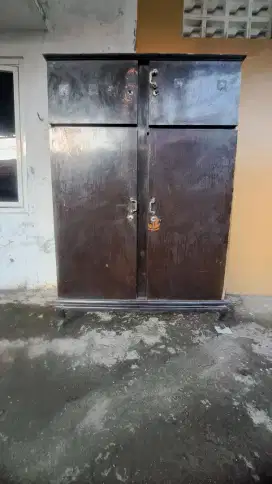 JUAL LEMARI PAKAIAN JATI ASLI