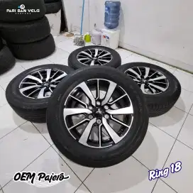 Velg Standar Pajero Original Ring 18
Ban Bridgestone H/T 265 60 R18