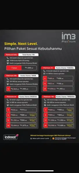 KUOTA PASCABAYAR INDOSAT