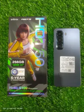 Infinix Hot 50 6/256Gb Garansi Resmi 10 Bulan Fullset