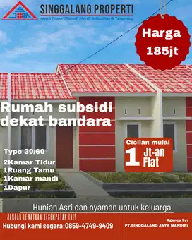 Rumah subsidi cicilan 1 jt an