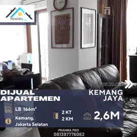 Dijual Cepat Apartemen Kemang Jaya 2BR Full Furnish City View
