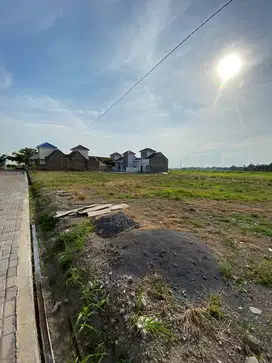 jual tanah kavling sudah siap dibangun rumah lokasi gatak sukoharjo