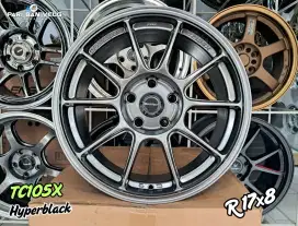 Velg Wedssport TC105X Ring 17 lebar 8
PCD. 5X114.3 ET. 38 Hyperblack